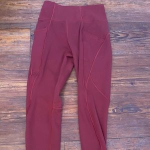 Maroon leggings from Marshalls, barely worn